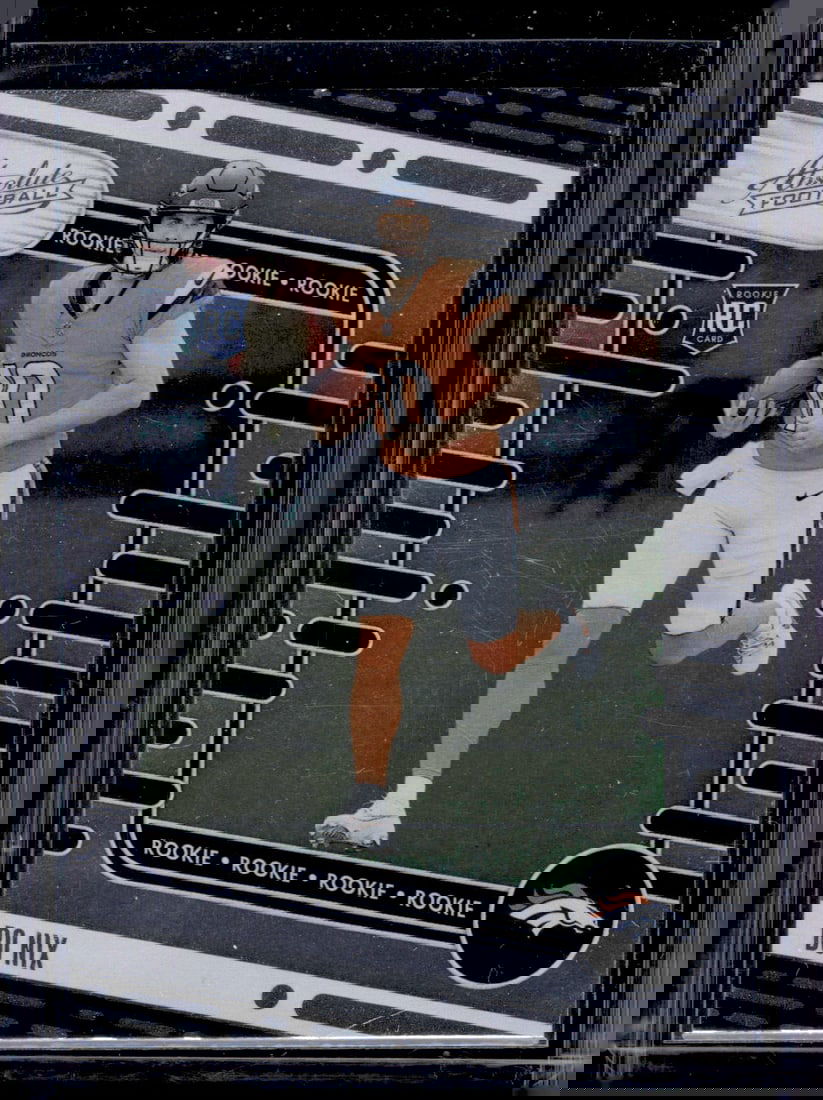 Bo Nix Rookie Card 2024 Panini Absolute #112 Denver Broncos (1 of 2)