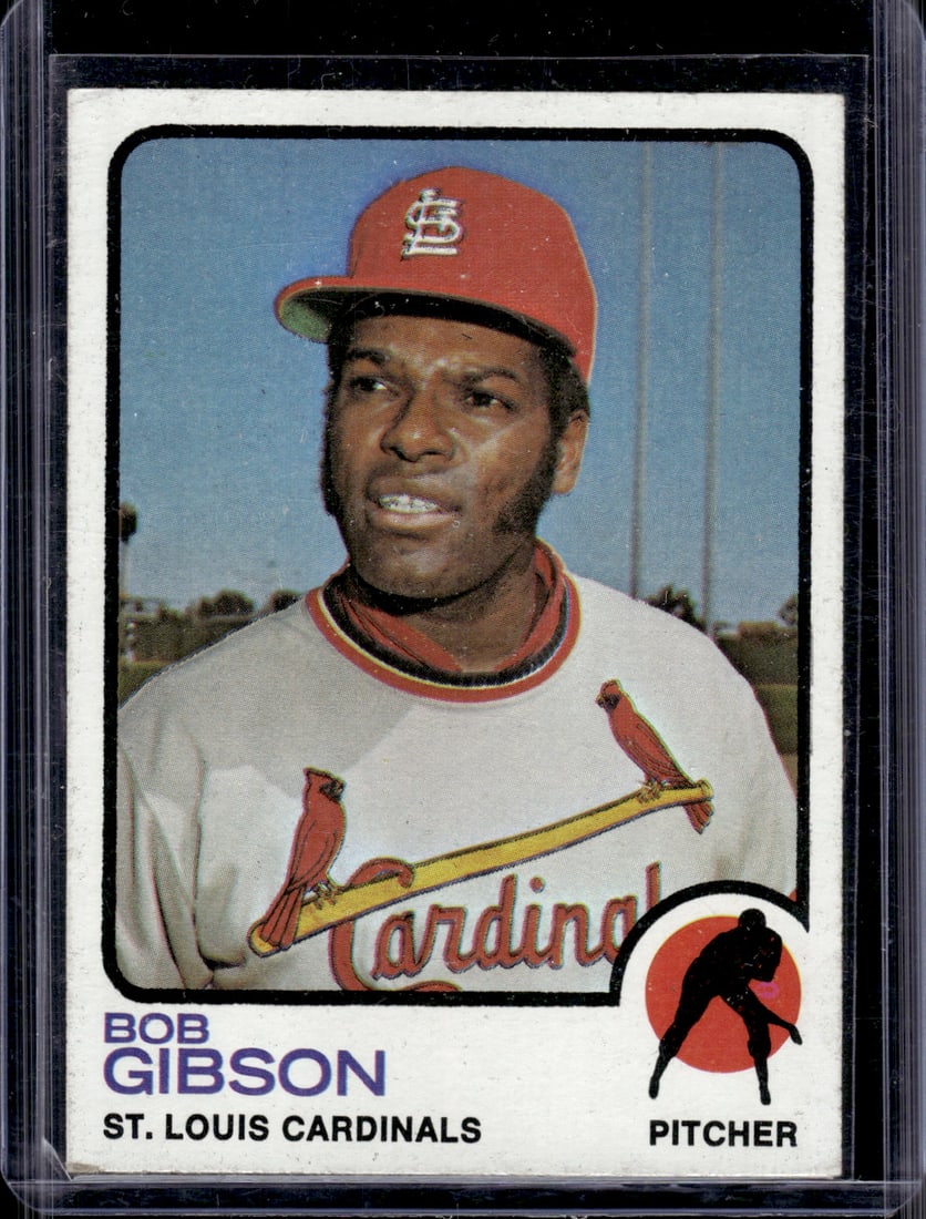 Bob Gibson 1973 Topps #190 St. Louis Cardinals Vintage Baseball Card (1 of 2)
