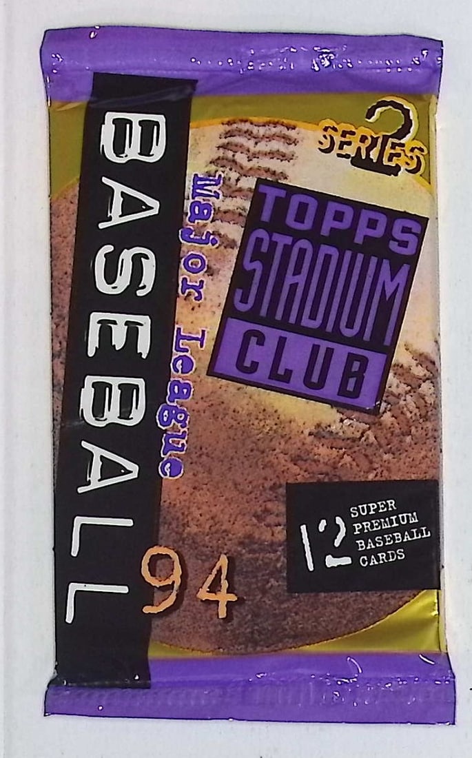 1994 Topps Stadium Club Series 2 Vintage Baseball Retail Box Wax Pack (1 of 1)