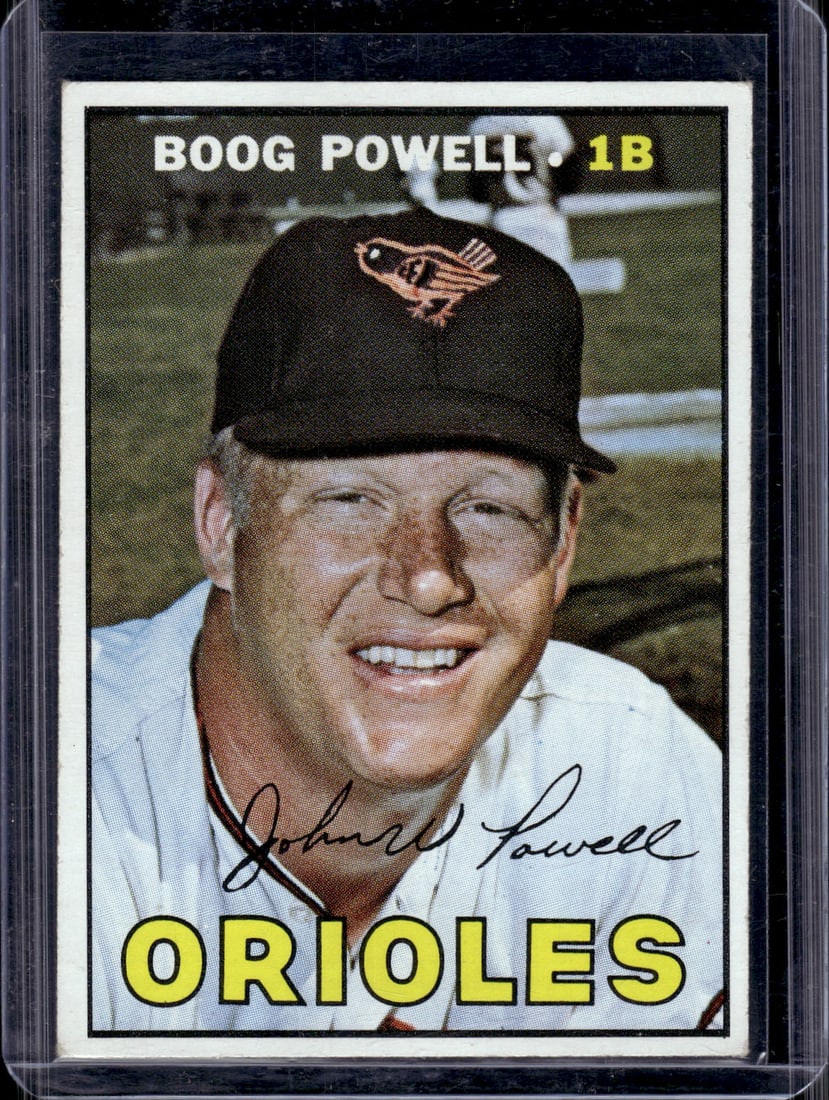 Boog Powell 1967 Topps #230 Orioles Vintage Baseball Card: MLB Trading Cards, Baseball Cards, Topps Cards, Topps Baseball Cards, Topps Vintage Cards, Sports Cards for Sale Near Me, Vintage Sports Card, Vintage Baseball Cards, Old Baseball Cards, Old Sports Ca