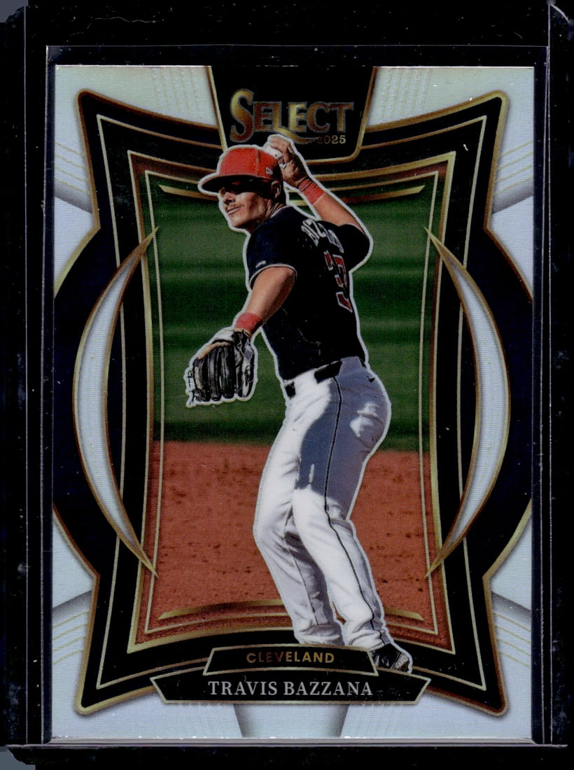 Travis Bazzana Silver Prizm 2025 Panini Select #97 Cleveland Guardians: Panini Baseball MLB Trading & Sports Cards, Sports Cards for Sale Near Me, Prizm, Mosaic, Select, SP, SSP, Auction Memorabilia Lots for Sale On Line, World Series & Hall of Fame Players