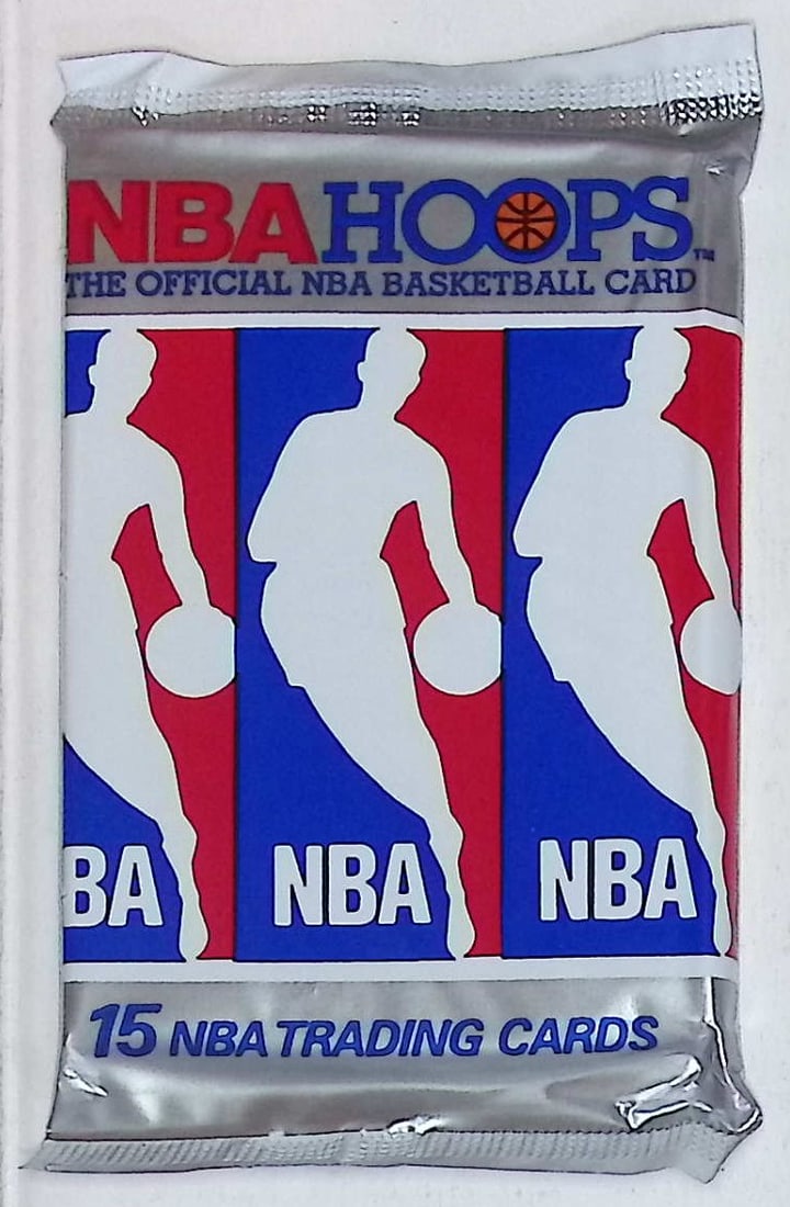 1990 NBA Hoops SERIES 1 Vintage Basketball Cards Retail Box Pack New Factory Sealed (1 of 1)