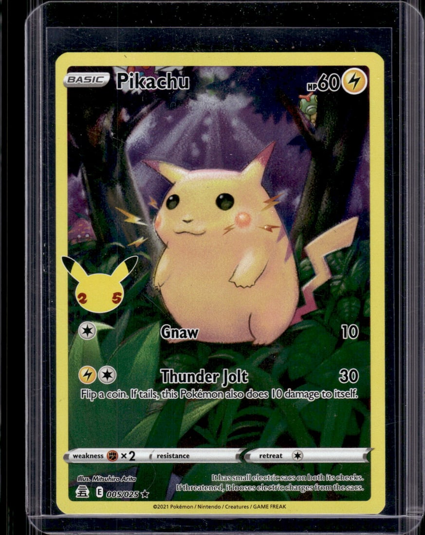 2021 Pokemon Celebrations Pikachu #005 (1 of 2)