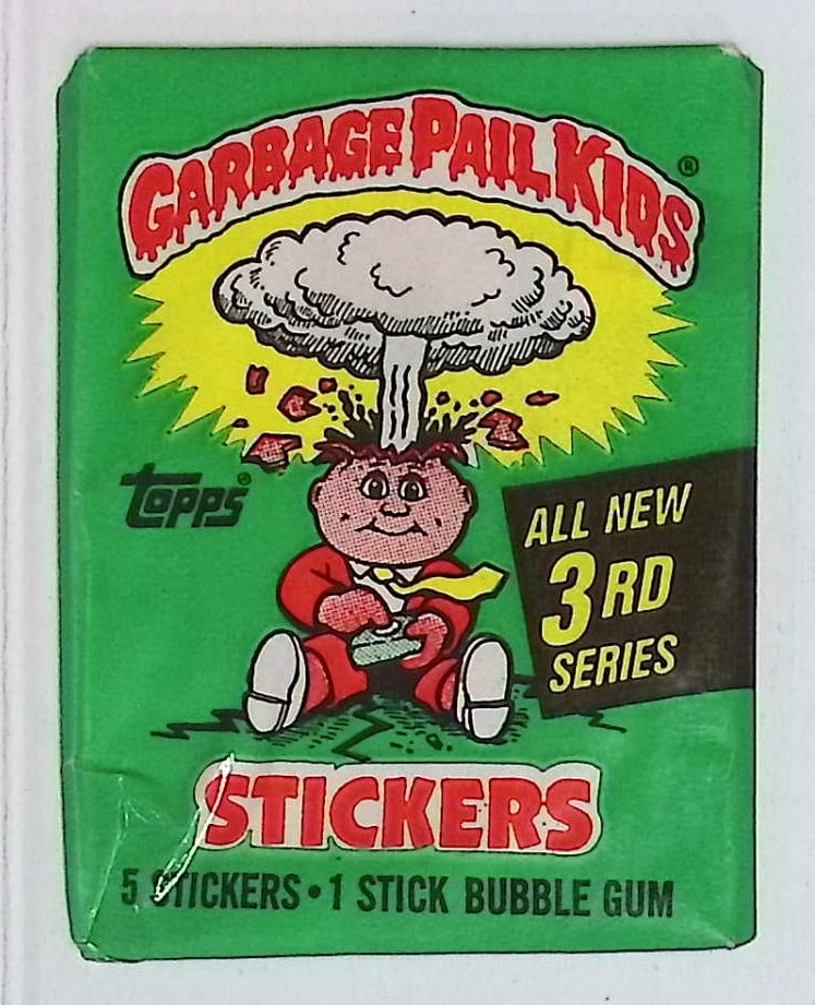 1986 Topps Vintage Garbage Pail Kids Retail Box Wax Pack - 3rd Series (1 of 1)