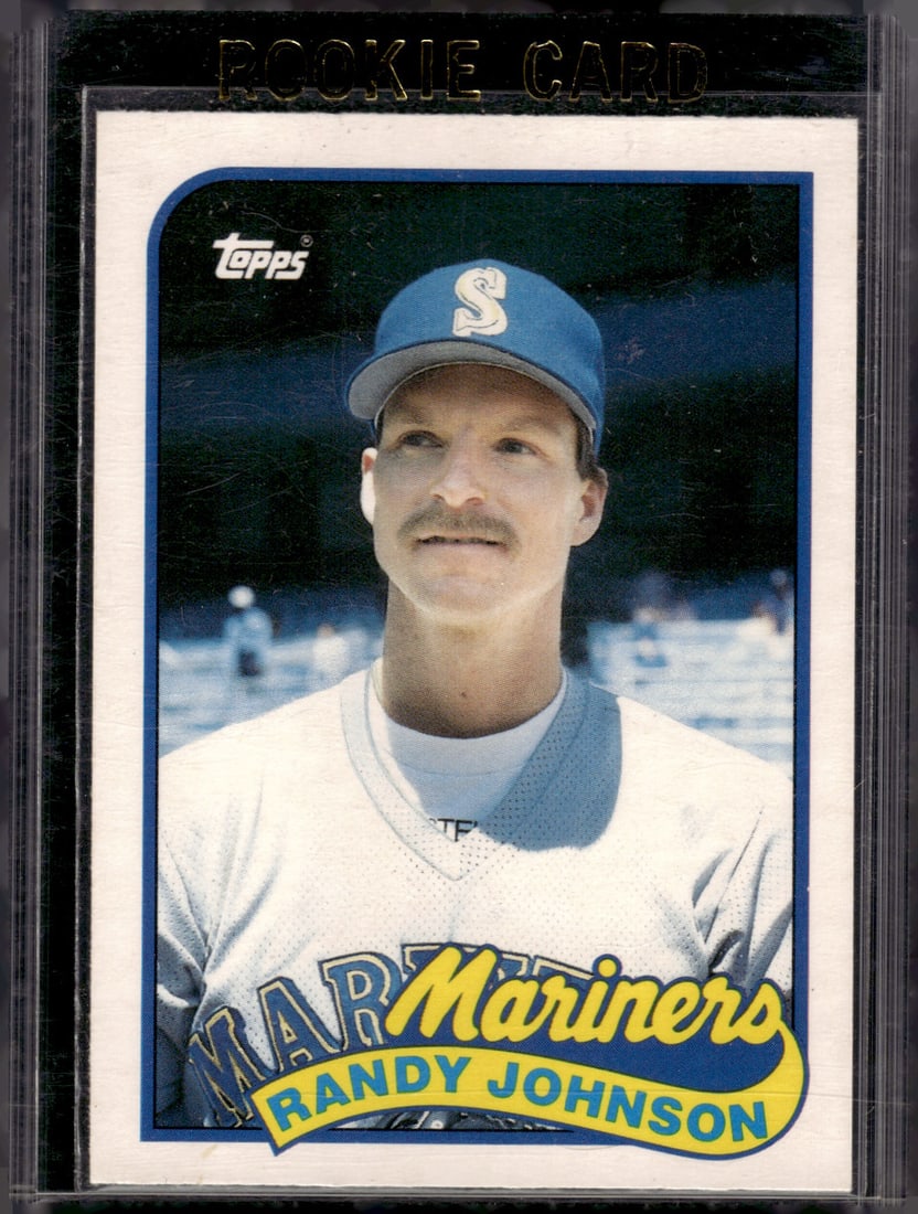 Randy Johnson Rookie Card 1989 Topps Traded #57T Seattle Mariners (1 of 2)