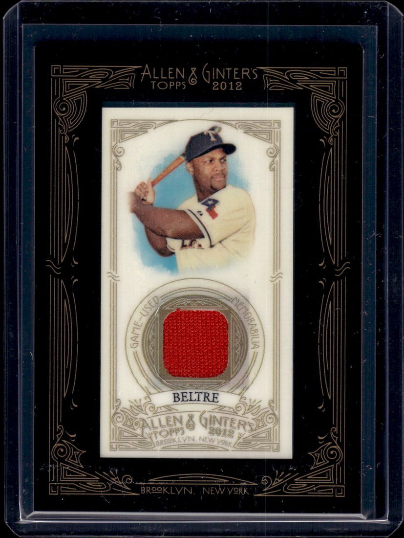 Adrian Beltre Game Used Patch 2012 Topps Allen & Ginter #AGR-ABE Texas Rangers (1 of 2)