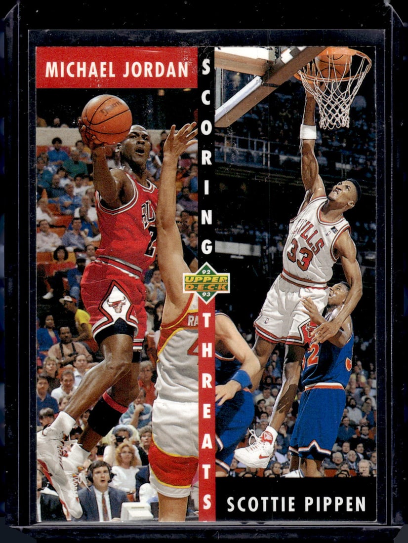 Michael Jordan/Scottie Pippen Scoring Threats 1992-93 Upper Deck #62 Chicago Bulls (1 of 2)