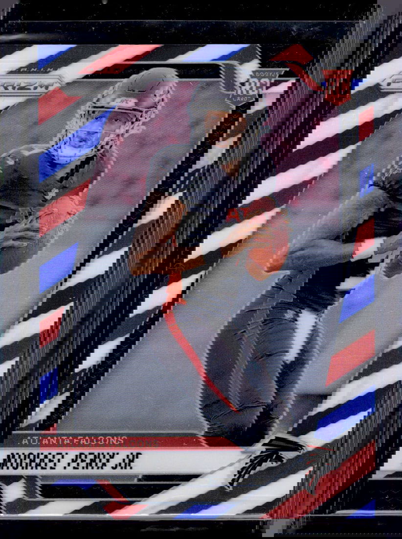 Michael Penix Jr. Rookie Card Red White Blue Prizm 2024 Panini Prizm #378 Falcons (1 of 2)