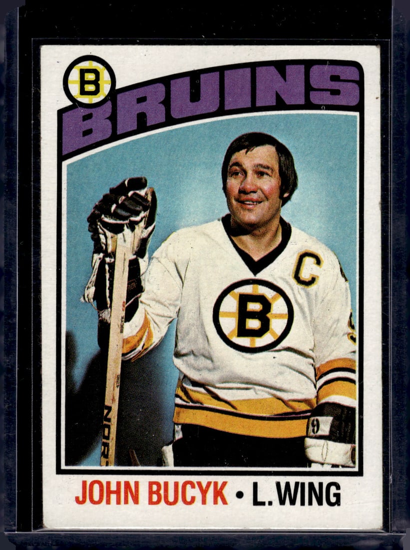 John Bucyk 1976-77 Topps #95 Boston Bruins (1 of 2)