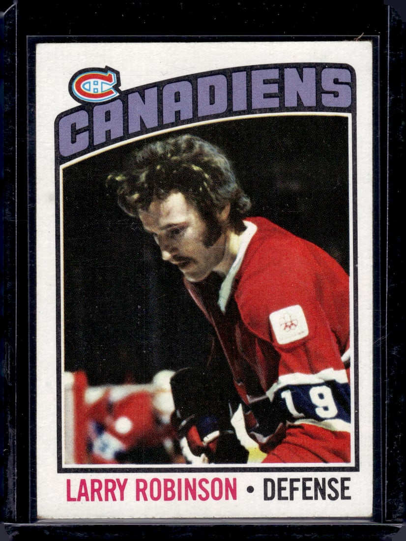 Larry Robinson 1976-77 Topps #151 Montreal Canadiens (1 of 2)