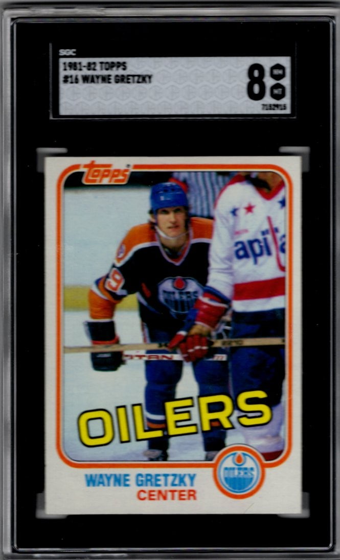 Wayne Gretzky 1981-82 Topps #16 SGC 8 Edmonton Oilers (1 of 2)