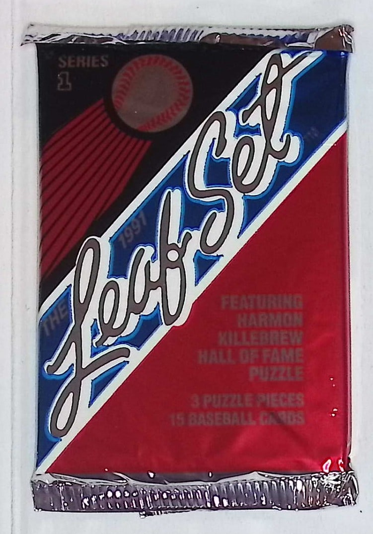 1991 Leaf Set Series 1 Baseball Retail Box Wax Pack - Featuring Harmon Killebrew HOF Puzzle (1 of 1)