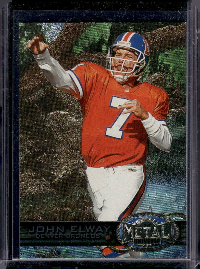 John Elway 1997 Metal Universe #88 Denver Broncos (1 of 2)