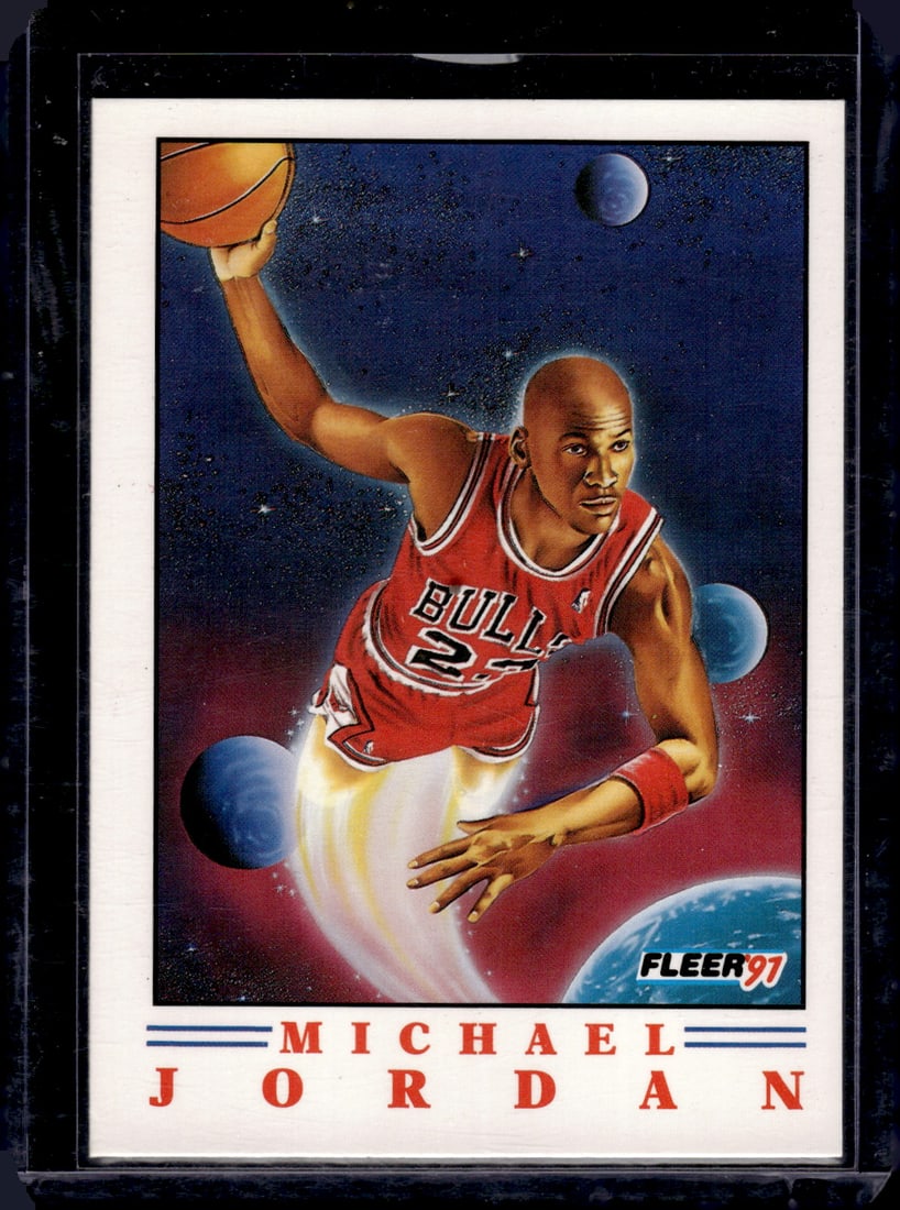 Michael Jordan Pro Vision 1991-92 Fleer #2 Chicago Bulls (1 of 2)