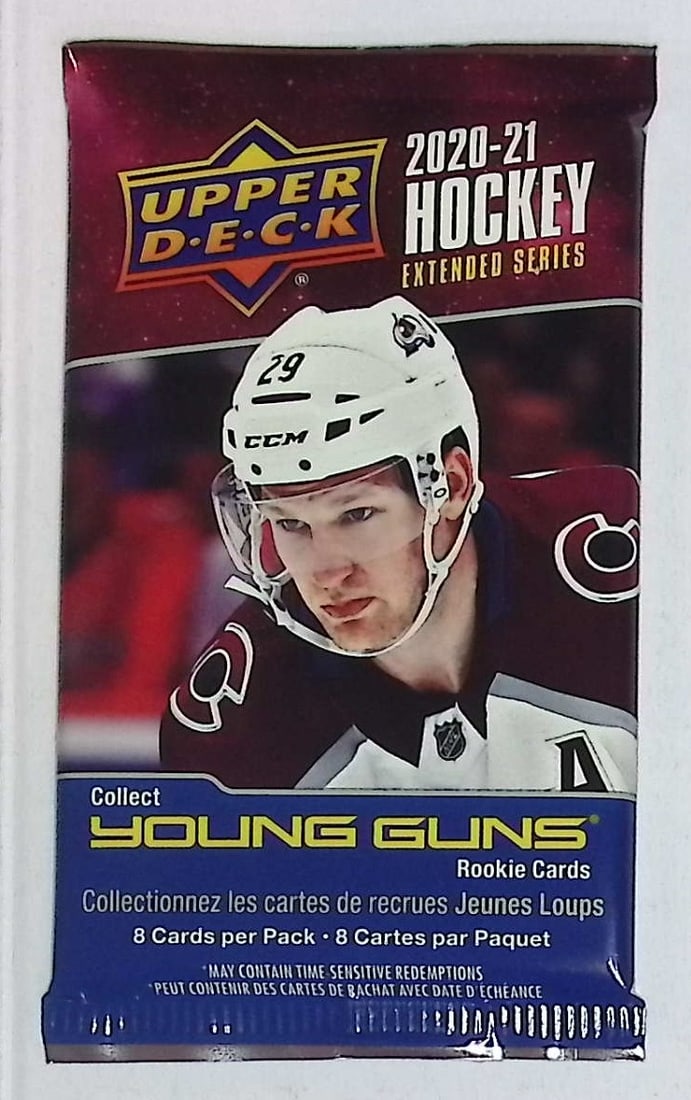 2020-21 Upper Deck Extended Series Hockey Card RETAIL BOX PACK Sports Cards (1 of 1)