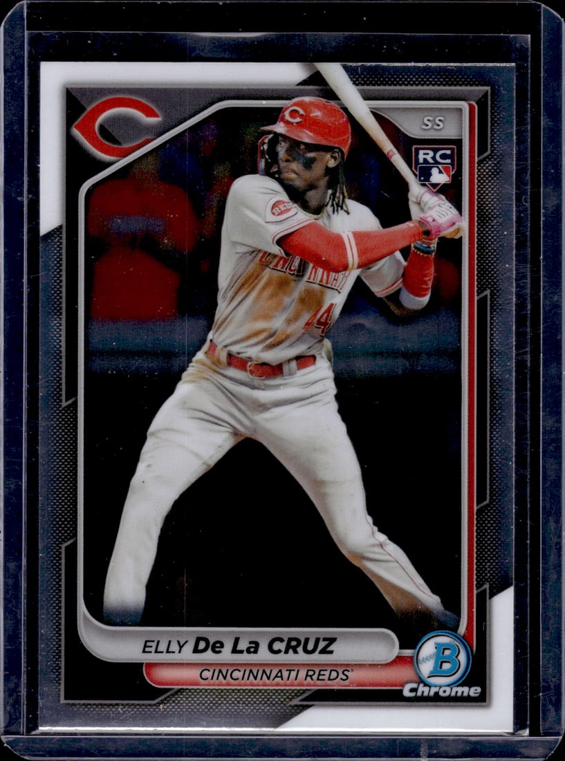 Elly De La Cruz Rookie Card 2024 Bowman Chrome #42 Cincinnati Reds (1 of 2)