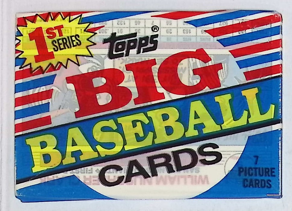 1988 Topps Vintage Big Baseball Cards Series 1 Retail Box Wax Pack, Sports Cards (1 of 1)