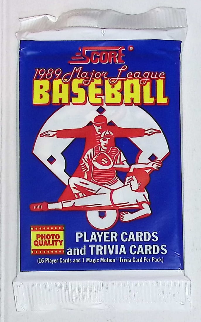 1989 Score Series 1 Vintage Baseball Card Factory Sealed Retail Box Wax Pack, Sports Cards (1 of 1)