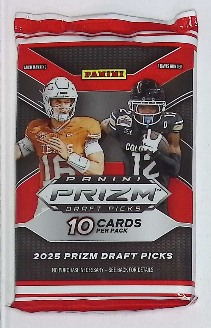 2025 Panini Prizm Draft Picks Football Card Mega Box Pack Sports Card Rookie NFL Trading Cards (1 of 1)