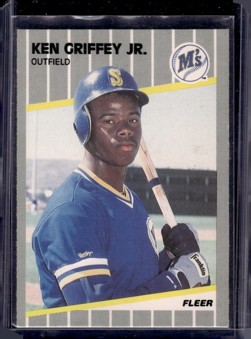 Ken Griffey Jr. Rookie Card 1989 Fleer #548 Seattle Mariners (1 of 2)