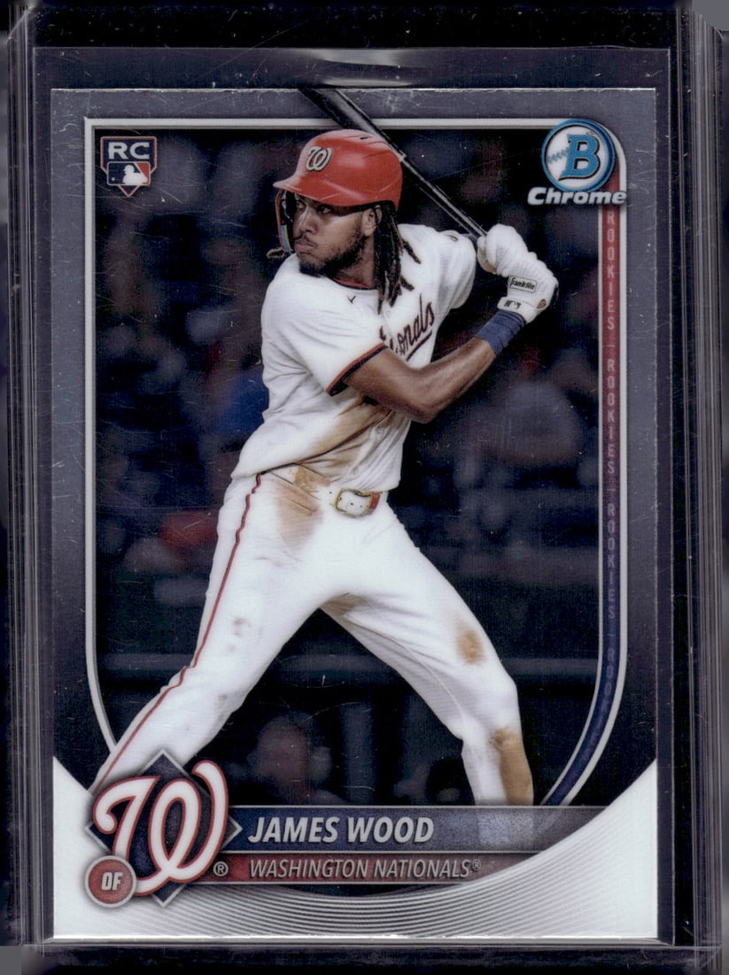 James Wood Rookie Card 2025 Bowman Chrome #29 Washington Nationals (1 of 2)
