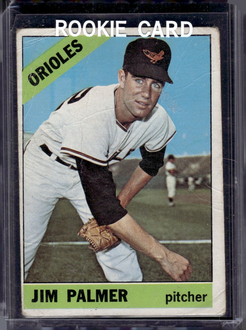 Jim Palmer Rookie Card 1966 Topps #126 Creases, See Pictures (1 of 2)
