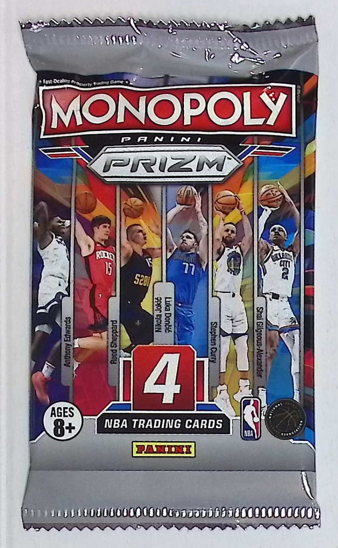 2024-'25 Panini Prizm Monopoly Basketball Card Blaster Box Pack Sports Card: Panini Prizm Basketball NBA Trading & Sports Cards,Victor Wembanyama Jayson Tatum, Jalen Brunson, NBA Trading Cards, Sports Cards, Shai Gilgeous-Alexander, Anthony Edwards, Jayson Tatum, Steph Curry,