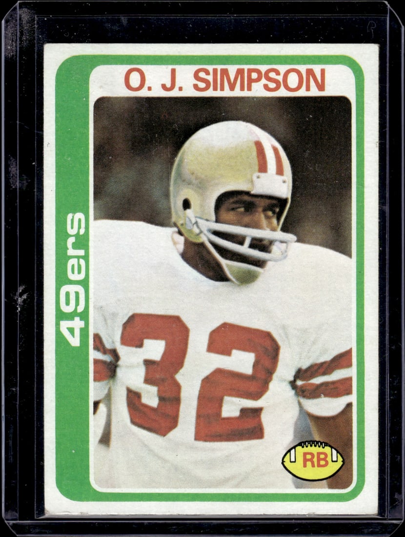 Oj Simpson 1978 Topps #400 San Francisco 49ers (1 of 2)