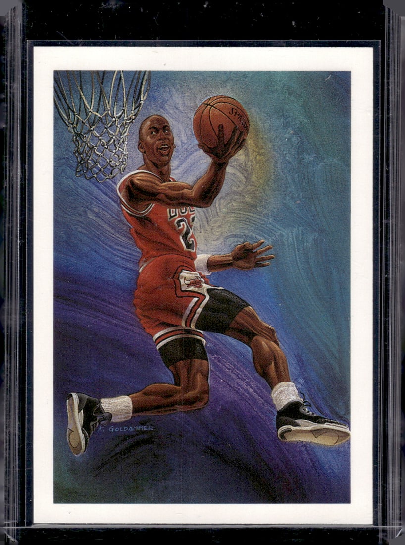 Michael Jordan Checklist 1990-91 NBA Hoops #358 Chicago Bulls: Sports Cards, NBA Trading Cards, Basketball Cards, NBA Hoops Vintage Cards, NBA Hoops Vintage Basketball Cards, Rookie Cards, NBA Hoops Cards, Sports Cards for Sale Near Me, Rookie Card, Vintage Sport