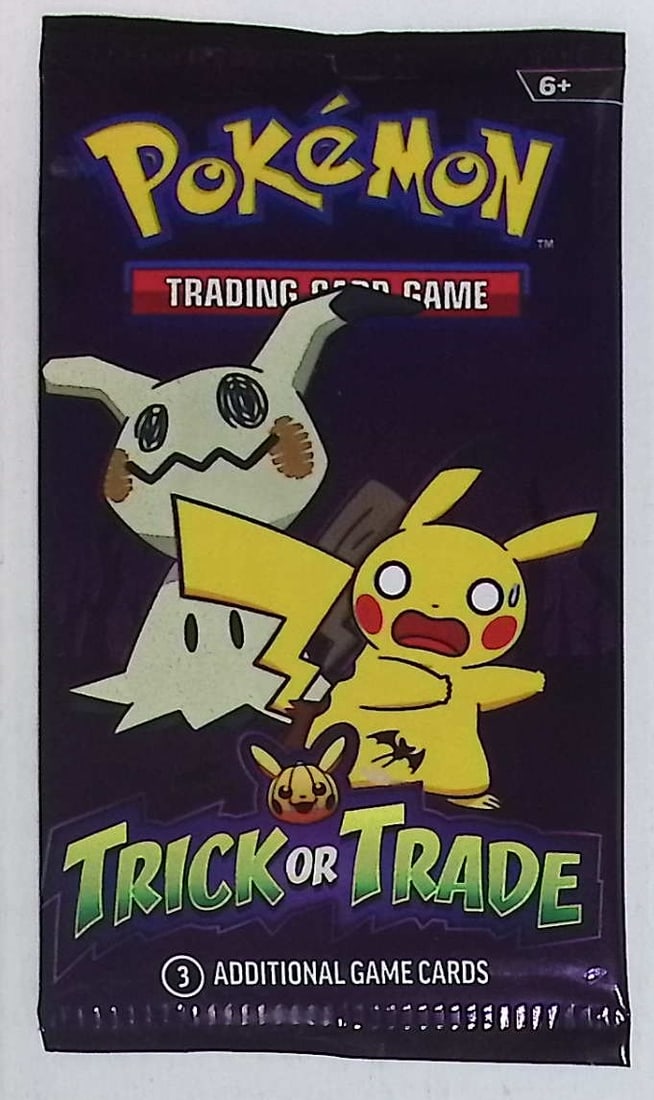 1 - Pokemon Trick or Trade Retail Box Pack: Pokemon Trick or Trade Retail Box Packs, Pikachu, Houndoom, Halloween Pokemon Cards