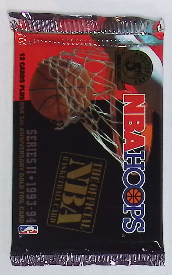 1993 NBA Hoops SERIES 2 Vintage Basketball Cards Retail Box Pack New Factory Sealed (1 of 1)