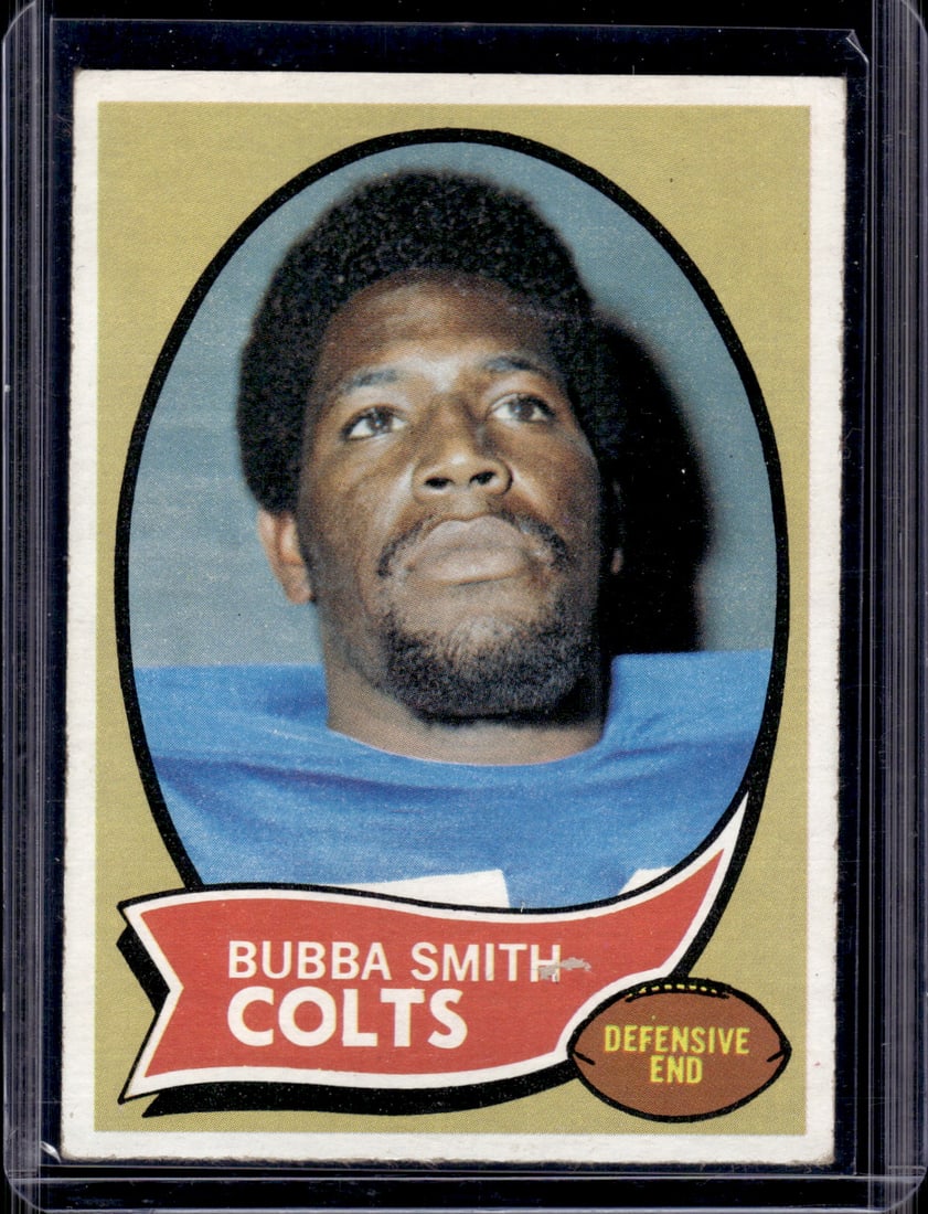 Bubba Smith Rookie Card 1970 Topps #114 Baltimore Colts Vintage Football Card: Topps Football NFL Trading Sports Cards, Sports Cards for Sale Near Me, Super Bowl & Hall of Fame Player Cards, Resurgence, Composite, SP, SSP, Valuable Auction Memorabilia Lots For Sale On Line