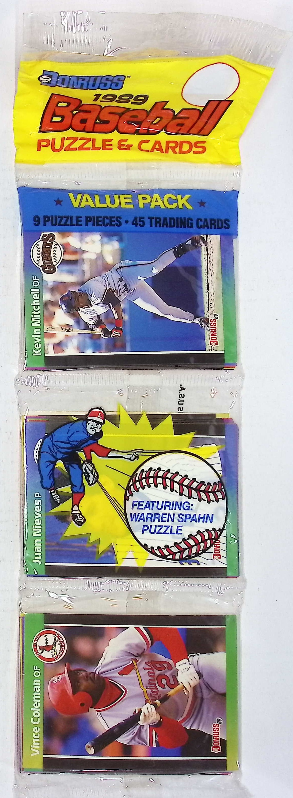 1989 Donruss Vintage Series 1 Retail Rack Pack - Ken Griffey, Jr Rookie Season: Ken Griffey, Jr. Rated Rookie, Vintage Valuable Donruss Baseball MLB Trading & Sports Cards, Robin Yount, George Brett, Rickey Henderson, Nolan Ryan, Old Sports Cards for Sale Near Me, World Series & 
