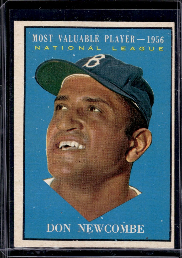 Don Newcombe 1961 Topps #483 Brooklyn Dodgers Vintage Baseball Card (1 of 2)