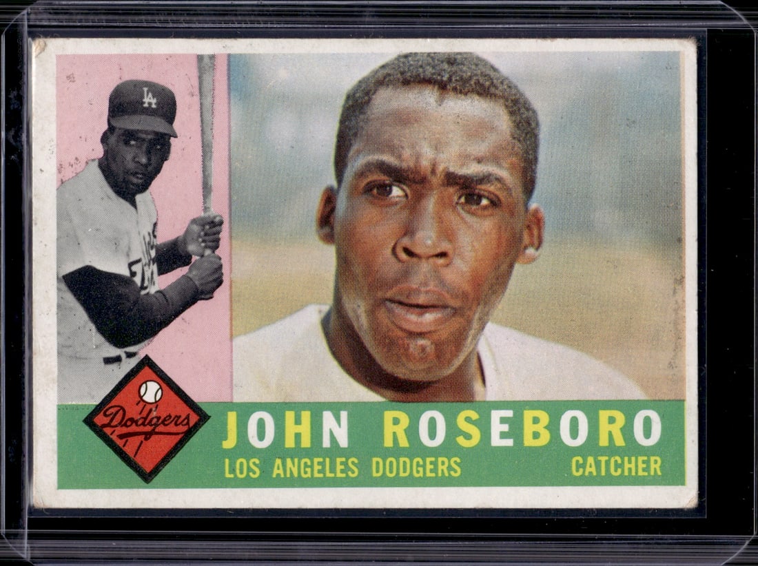 John Roseboro 1960 Topps #88 Some Light Staining on Back See Pictures (1 of 2)