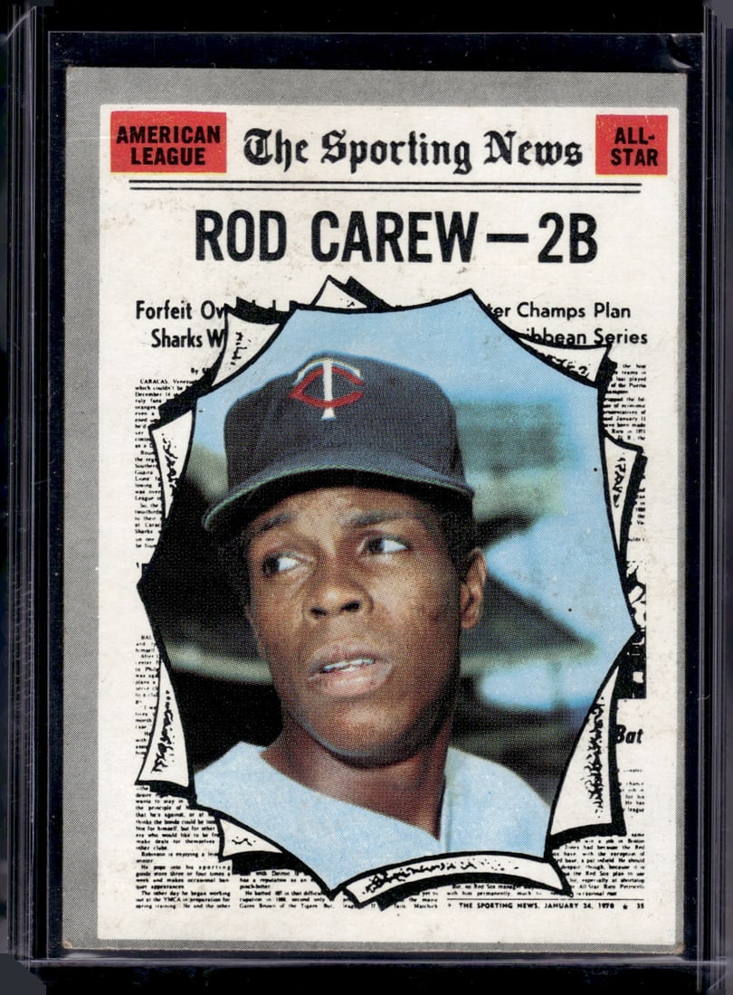 Rod Carew 1970 Topps #453 Some Light Staining on Back See Pictures (1 of 2)