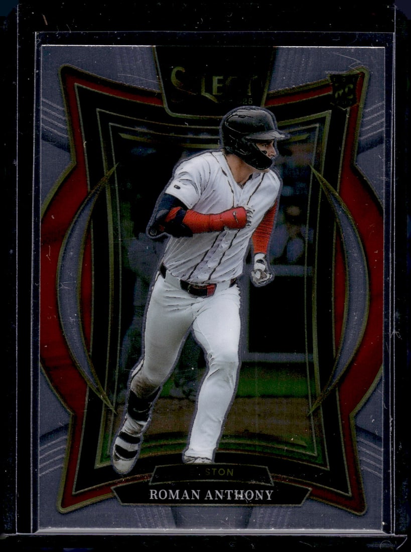 Roman Anthony Rookie Card 2025 Select #75 Boston Red Sox: Panini Baseball MLB Trading & Sports Cards, Sports Cards for Sale Near Me, Prizm, Mosaic, Select, SP, SSP, Auction Memorabilia Lots for Sale On Line, World Series & Hall of Fame Players
