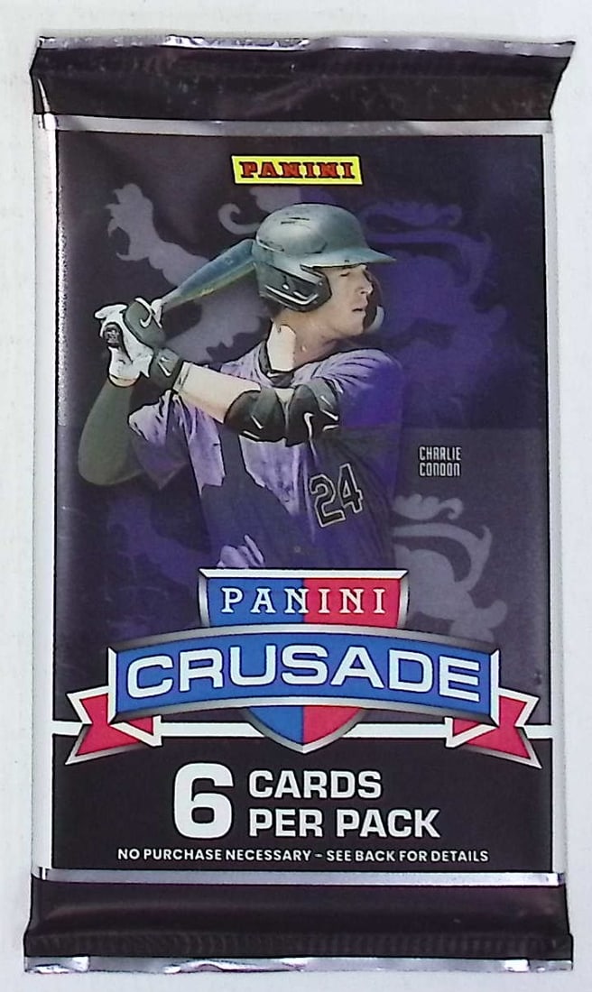 2025 Panini CRUSADE Baseball Cards MEGA BOX PACK - Paul Skenes, Elly De La Cruz, James Wood: Prizm Baseball MLB Trading & Sports Cards, Paul Skenes, Elly De La Cruz, James Wood, Silver Prizm, Cracked Ice, SP, Autographs, Numbered Cards, Auction Commemorative Lots for Sale on Line, Sports Card
