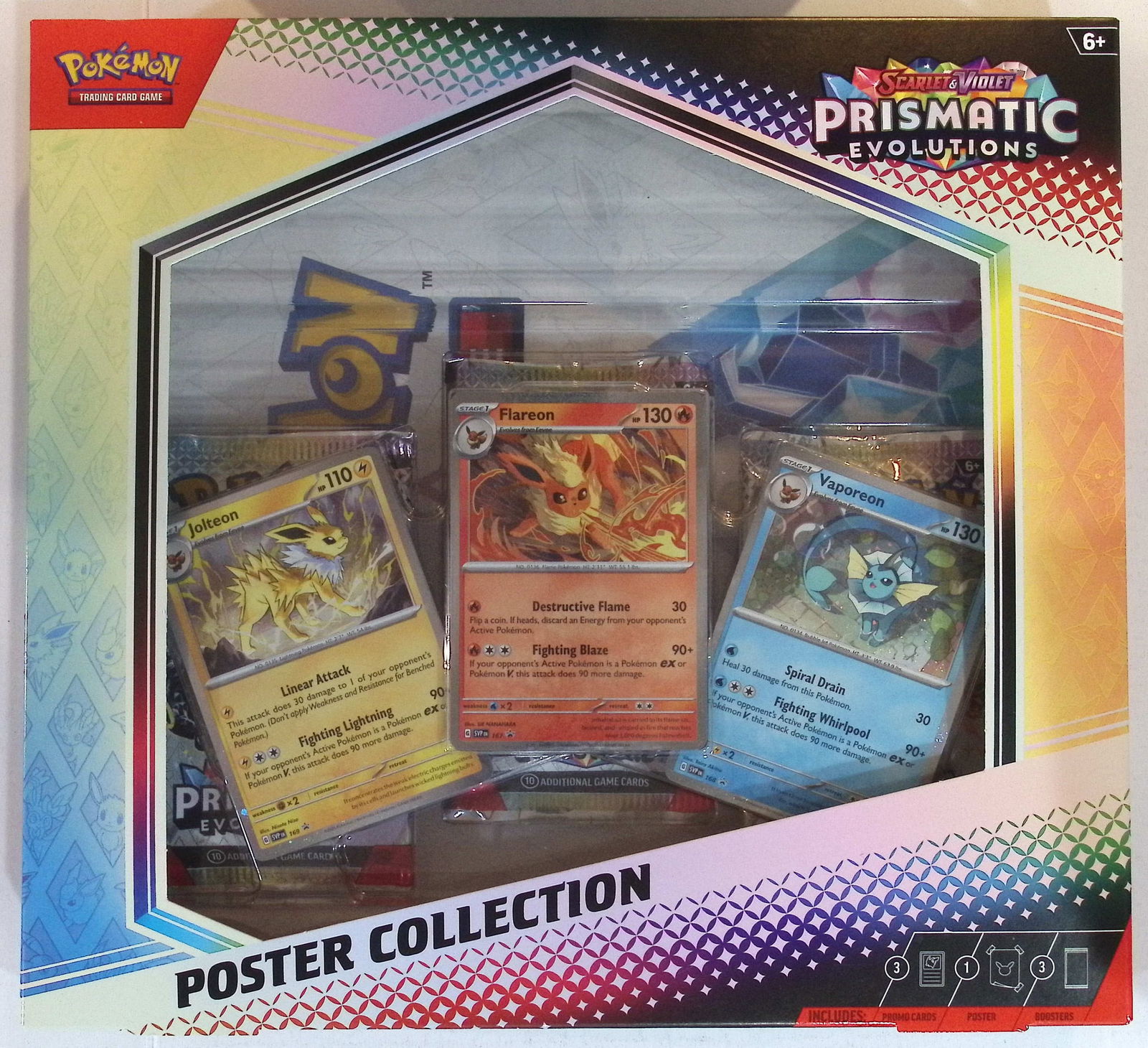 2025 Pokemon Scarlet & Violet Prismatic Evolutions Poster Collection (1 of 2)