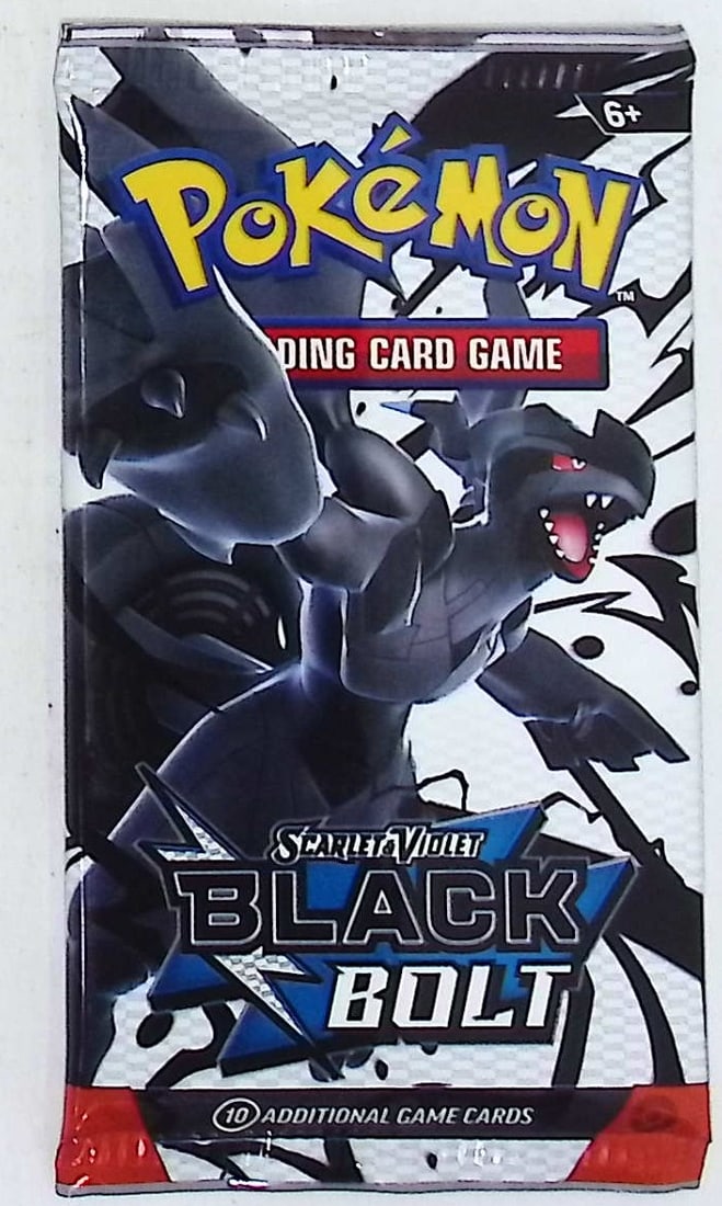 2025 Pokemon Scarlet & Violet Black Bolt 10 Card Booster Pack Charizard: Pokemon Trading Card Game Cards, Charizard, Pikachu, Mewto, EX, Referse Holo, Holo Rare Cards, Secret Rare Cards, Full Art Cards, Evee, 3 Stars Ultra Rare Cards, Double Rare, Illustration Rare, Specia