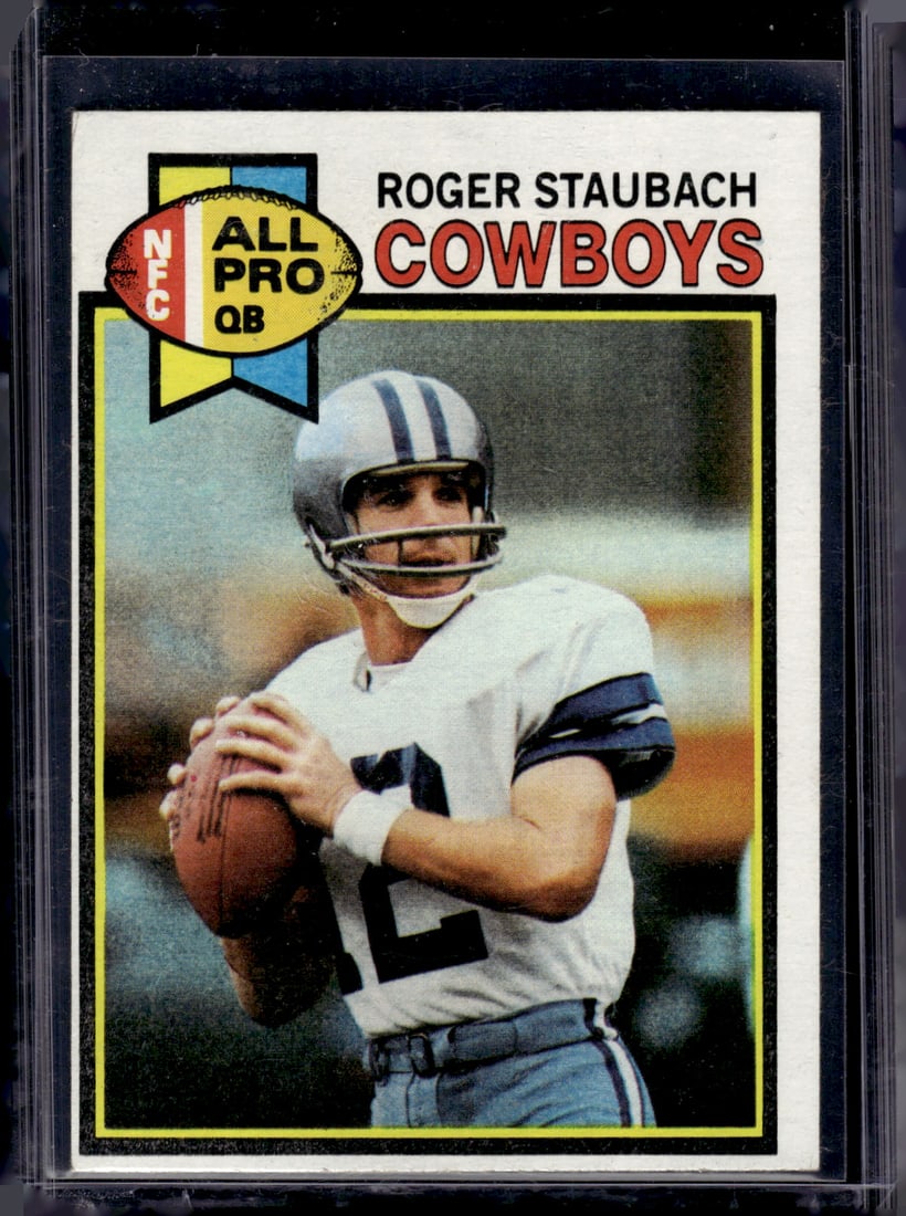 Roger Staubach 1979 Topps #400 Dallas Cowboys: Topps Football NFL Trading Sports Cards, Sports Cards for Sale Near Me, Super Bowl & Hall of Fame Player Cards, Resurgence, Composite, SP, SSP, Valuable Auction Memorabilia Lots For Sale On Line
