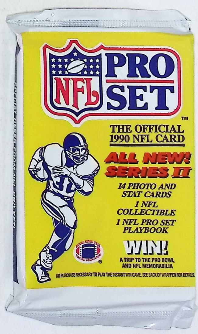 1990 Pro-Set Series 2 Vintage Football Card Factory Sealed Retail Box, Wax Pack (1 of 1)