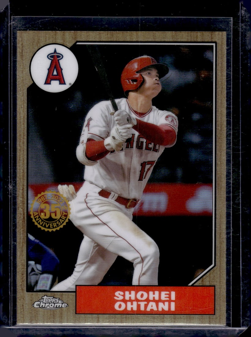 Shohei Ohtani 35th Anniversary Refractor 2022 Topps Chrome #87BC-2 Angels, Dodgers (1 of 2)