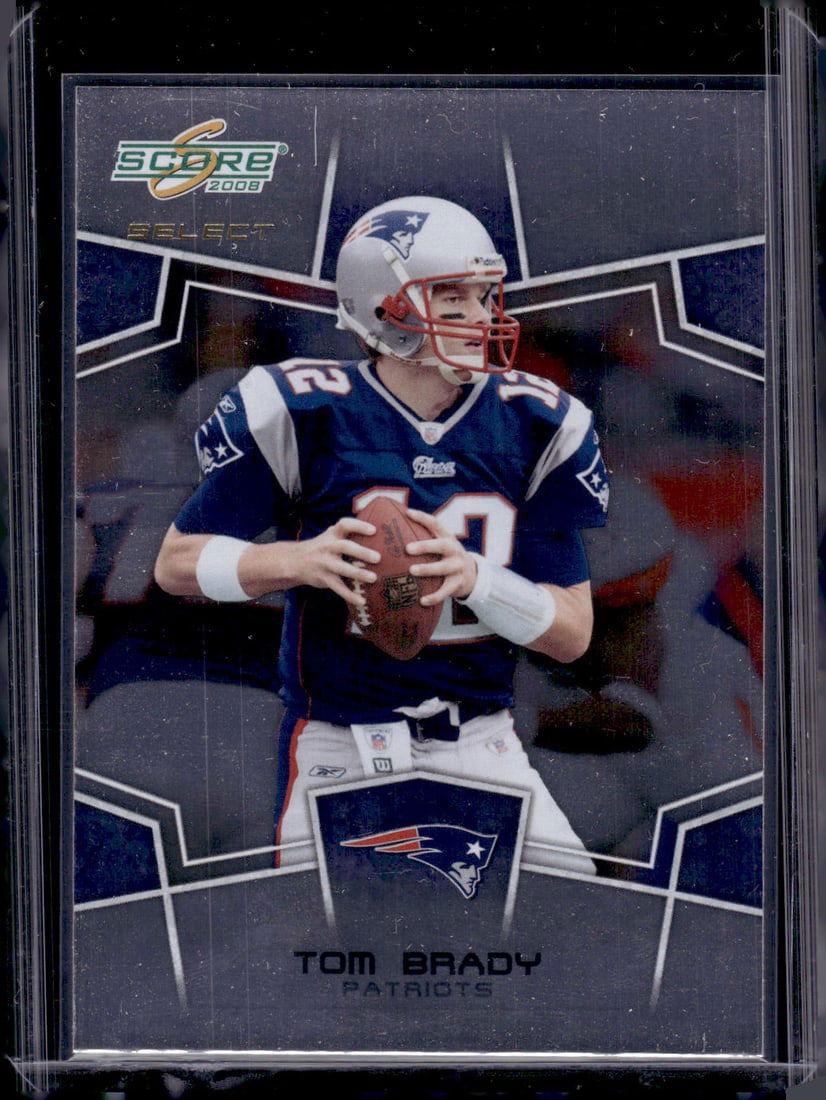 Tom Brady 2008 Score Select #182 New England Patriots (1 of 2)