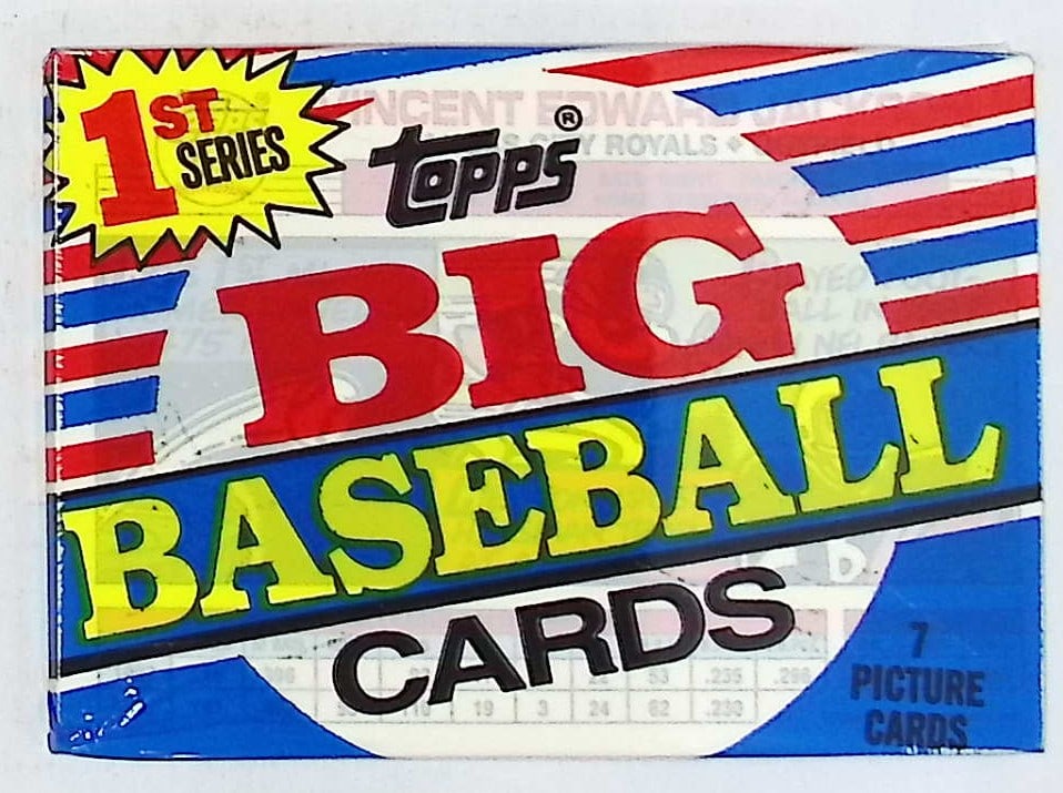 1988 Topps Vintage Big Baseball Cards Series 1 Retail Box Wax Pack, Sports Cards (1 of 1)