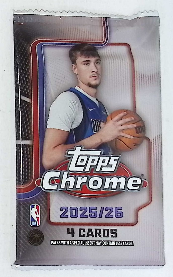 2025 Topps Chrome Basketball Cards BLASTER BOX PACK - Cooper Flagg Rookie Card: Topps Chrome Basketball NBA Trading & Sports Cards, Victor Wembanyama, Brandon Miller, Amen Thompson, Scoot Henderson, Ausar Thompson, Autographs, Signatures, Green Topps Logo Refractor, Auction Lots