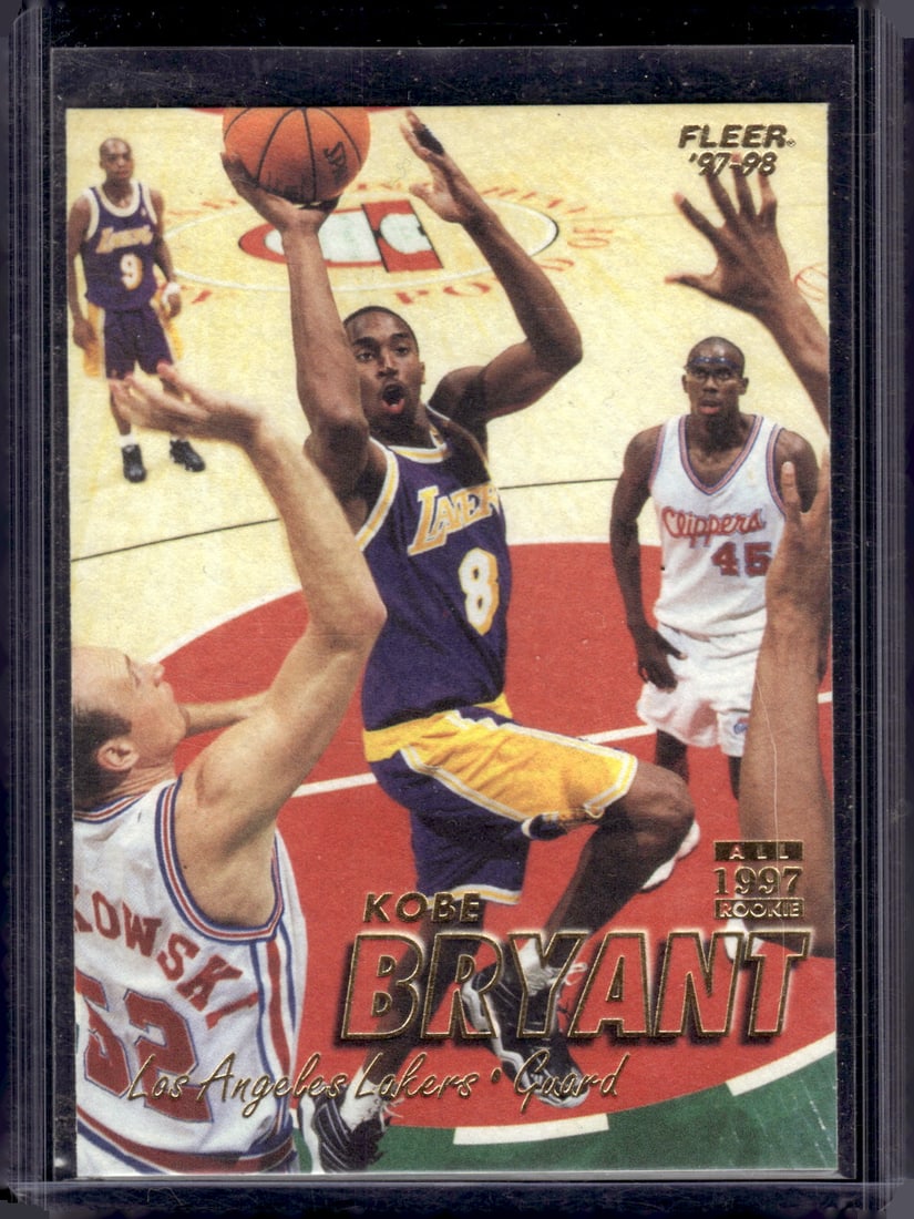 Kobe Bryant 1997-98 Fleer #50 2nd Year, Los Angeles Lakers (1 of 2)