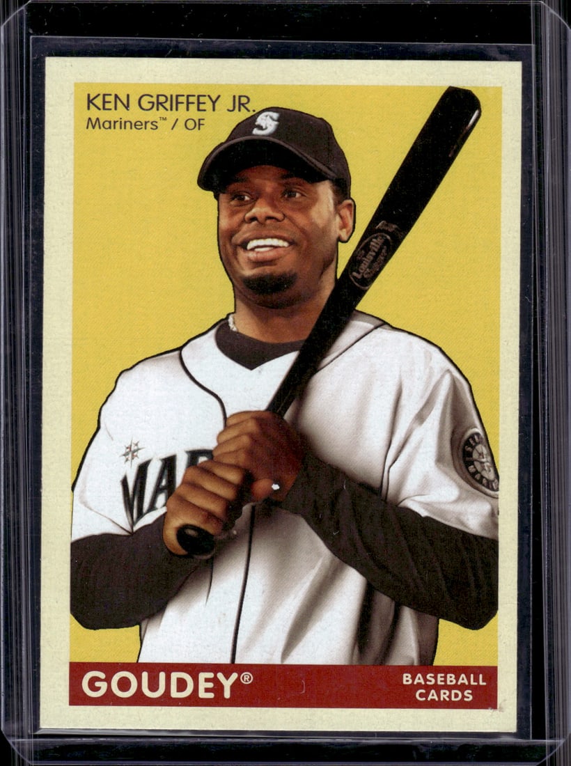 Ken Griffey Jr. 2009 Upper Deck Goudey #46 Seattle Mariners: Upper Deck Baseball MLB Trading & Sports Cards, Old Sports Cards for Sale Near Me, Auction Memorabilia Lots for Sale On Line, World Series & Hall of Fame Players
