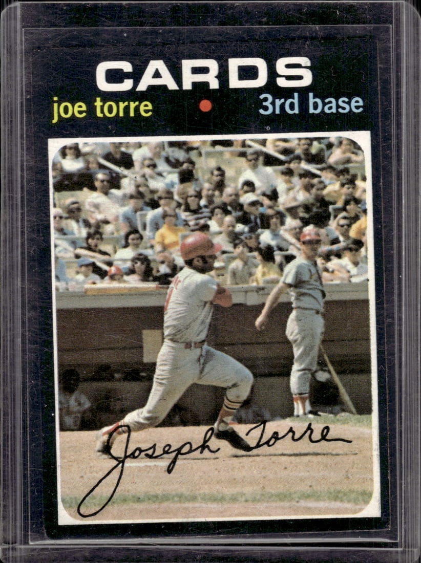 Joe Torre 1971 Topps #370 St. Louis Cardinals Vintage Baseball Card: MLB Trading Cards, Baseball Cards, Topps Cards, Topps Baseball Cards, Topps Vintage Cards, Sports Cards for Sale Near Me, Vintage Sports Card, Vintage Baseball Cards, Old Baseball Cards, Old Sports Ca