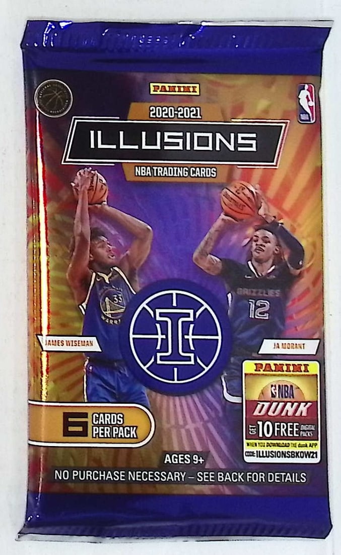 2020-21 Panini Illusions Basketball Blaster Box Packs Rookies: Lamelo Ball, Anthony Edwards, Tyrese: Rookies: Tyrese Haliburton, Tyrese Maxey, Lamelo Ball, Anthony Edwards, Onyeka Okongwu, Immanuel Quickley. Panini Illusions Basketball NBA Trading & Sports Cards, Sports Cards for Sale Near Me, Auctio